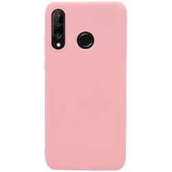 Huawei P30 Lite Silikone Etui - Pink Silikone Cover Pink