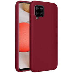 Samsung Galaxy A42 5G Silikonskal - Liquid Silicone Cover Röd