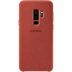 Samsung Alcantara Skal Samsung Galaxy S9+ (Röd) Röd