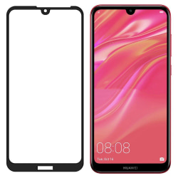 Huawei Y5 2019 Härdat Glas CURVED [Full-Cover] Transparent