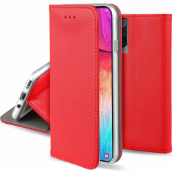 Plånboksfodral Samsung Galaxy A02s Fodral Röd Röd