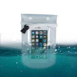Vattentät Mobilväska - iPhone & Android 5,5" Transparent Transparent