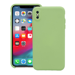 iPhone XS Max Silicone Case - Silikonikuori Vihreä Green