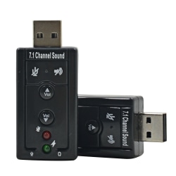Externt ljudkort USB 5.1 / 7.1 3D