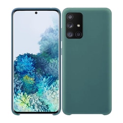 Samsung Galaxy A51 Silicone Case - Grönblå Silikonskal Grön