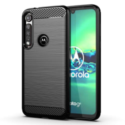Motorola Moto G8 Plus Skal - Anti-Impact Stöttåligt Skal - Svart Svart