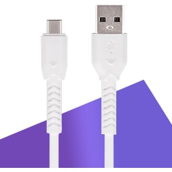 Maxlife USB-Type-C Kabel 3A Fast Charge Förstärkt Vit