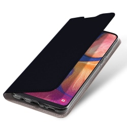 Samsung Galaxy A20E lompakkokotelon suoja - musta Black
