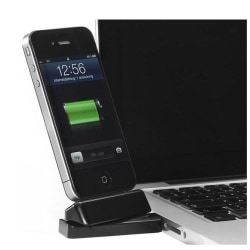 iPhone 4S Laddare Dock / iPhone 4 USB Dockningsstation Svart