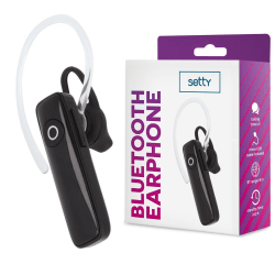 Setty  Trådlös Bluetooth Handsfree hörlurar - Svart Svart