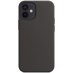 Silikone cover til iPhone 12 Mini - Sort 5,4" Black