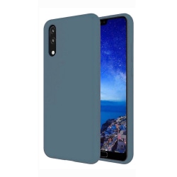 Huawei Y5 2019 Skal Gråblå Silikonskal Blå
