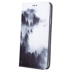 Samsung Galaxy A20E flip cover - tegnebog taske Forest Multicolor