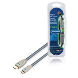 Bandridge HDMI Kabel- HDMI -  HDMI Mini kabel 1 M 4K 3D