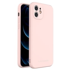 iPhone iPhone 12 Pro Max silikonikotelo - silikonikotelo vaaleanpunainen Pink
