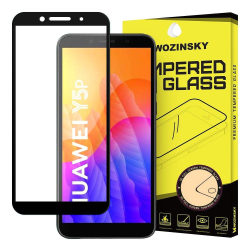 Huawei Y5p 2020 Härdat glas - Heltäckande Skärmskydd Transparent