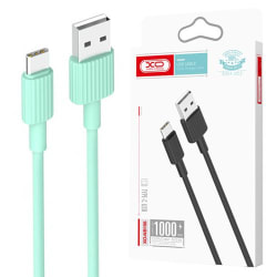 XO® 1m Hållbar USB-C Laddare Samsung/Sony/Huawei/OnePlus Grön