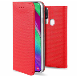 Samsung Galaxy A40 Fodral - Plånboksfodral Röd Röd