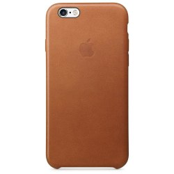 Apple iPhone 6s /6 Leather Case Nahkakotelo - Satulanruskea Brown