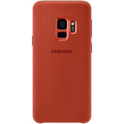 Samsung Alcantara Skal Samsung Galaxy S9 (Röd) Röd