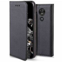 Motorola Moto G9 Play Flip Case Lompakkokotelo Musta Black