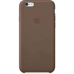 Apple iPhone 6/6S Leather Case Läderfodral - Olive Brown Brun
