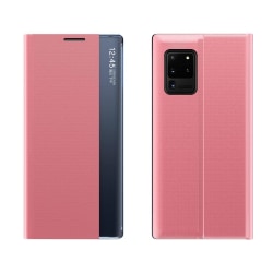 Samsung Galaxy A02s Smart View Läppäkotelo - Vaaleanpunainen Pink