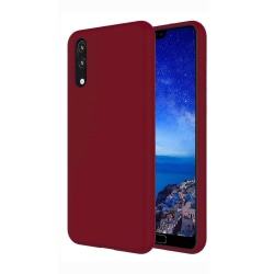 Huawei Y5 2019 Cover Burgundy Silikone Cover Red