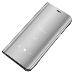 Motorola Moto G8 Plus Smart View Cover Cover - Sølv Silver