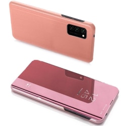 Motorola Moto G8 Power Lite Smart View -kuori - ruusunkulta Pink