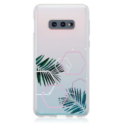 uSync Samsung Galaxy S10E Skal - Design Trendy Leaf Skal Transparent
