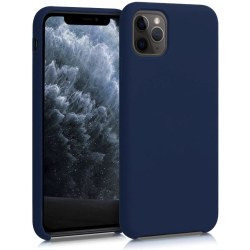 Silikonikuori iPhone 11:lle - Tummansininen Blue