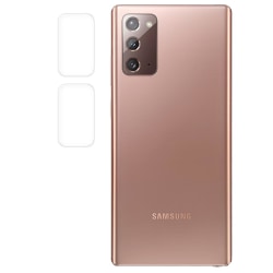 2-Pack Samsung Galaxy Note 20 Linsskydd Härdat glas för Kamera Transparent
