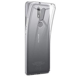 Nokia 2.4 Cover - Gennemsigtigt silikone etui Transparent