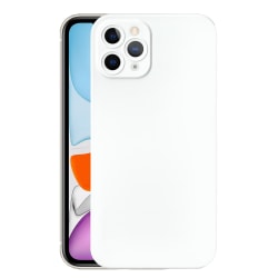 Silikonskal iPhone 11 Pro White Silicone Case Vit