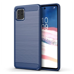 Samsung Galaxy Note 10 Lite Skal Carbon Series - Navy Blue Blå