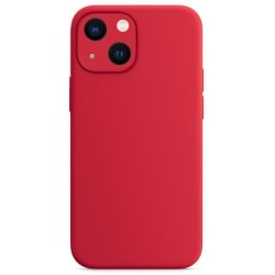 iPhone 13 Mini Silicone Case - Silikonskal RED Röd