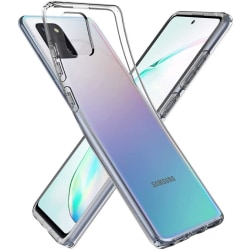 Samsung Galaxy Note 10 Lite Suojakuori Erittäin ohut Läpinäkyvä Transparent