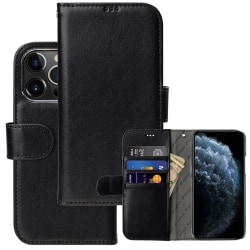 Melkco Leather Wallet iPhone 13 Pro Fodral Plånboksfodral Svart