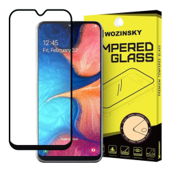 Samsung Galaxy A20E Härdat Glas CURVED [Full-Cover] Transparent