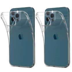 2-pakkainen iPhone 11 -kuori, läpinäkyvä Transparent