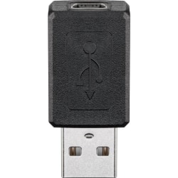 Goobay USB till Mini-USB adapter Svart