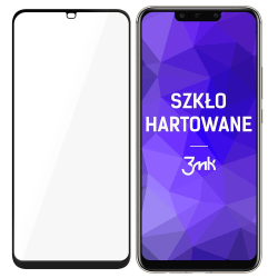 3MK™ HardGlass Max Skärmskydd till Huawei Mate 20 Lite Transparent