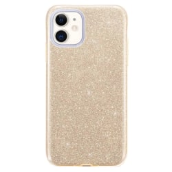 Gradient Glitter 3i1 Skal för iPhone 12 Mini - Guld Guld