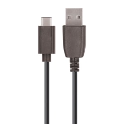 USB-C Kabel 2M Extra lång för Samsung/Huawei/Sony M.fl. 2A Svart