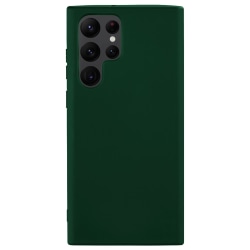 Silikonskal till Samsung Galaxy S22 Ultra - Navy Green Grön