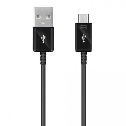 Samsung USB-kabel Original Micro-USB Svart 1m Svart