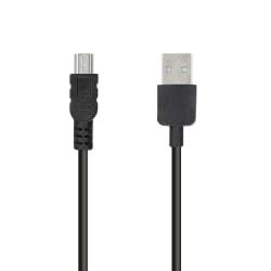 uSync Mini-USB kabel 3 Meter - 480 Mbps Svart