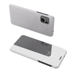 Motorola Moto G8 Power Lite Smart View Fodral - Silver Silver