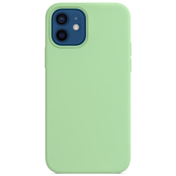iPhone 12 Mini Silicone Case Silikonskal - Pistage Grön